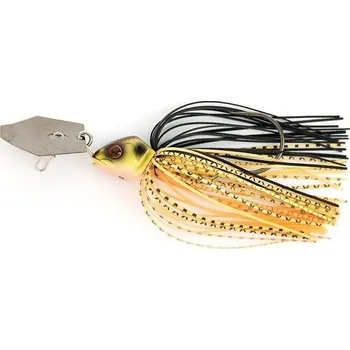 Nástraha FOX RAGE Třpytka Chatterbait Bladed Jig Black And Gold - 12g 3/0 NCTO14