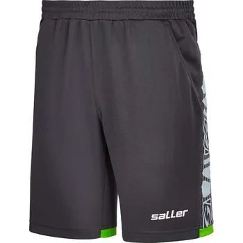 saller tréninkové šortky REACTIV BARVA: 604 antracit-jablečná zeleň-bílá, Velikost: XL