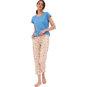 Dámské oblečení Dámské pyžamo CORNETTE 847/402 MISSY modrá L 0