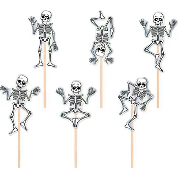 Party dekorace Zápichy KOSTLIVCI 6ks