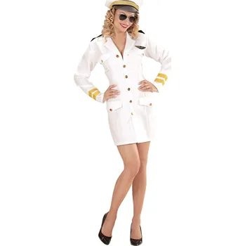 Karnevalový kostým Dámský kostým námořní kapitánky - M