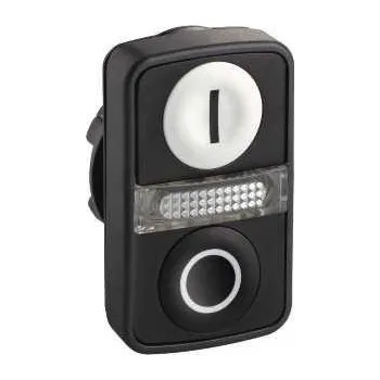 Stykač Schneider Electric ZB5AW7A1721 Ovládací hlavice dvoutlačítková se signálkou