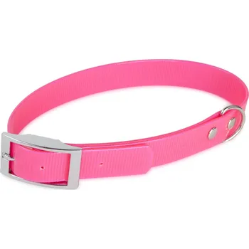 Obojek pro psa Firedog BioThane obojek Basic 25 mm Glossy růžový rozměry: šířka 25mm/délka 45-53cm