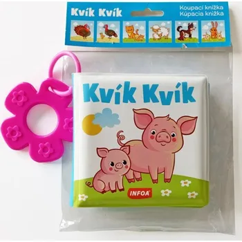 Koupací knížka s kousátkem / Kúpacia knížka s hryzátkom - Kvík Kvík