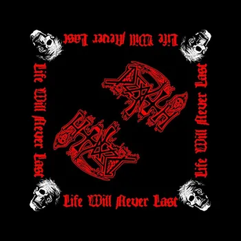 Šátek šátek DEATH - LIFE WILL NEVER LAST - RAZAMATAZ