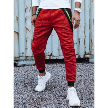 Pánské tepláky DSTREET ČERVENÁ L