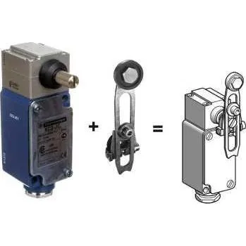 vypínač a zásuvka Telemecanique Sensors XC2JC10531 Polohový spínač kovový