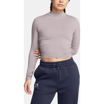 Under Armour Dámské tričko UA Meridian LS Mock - Dámské Under Armour šedá 2909762