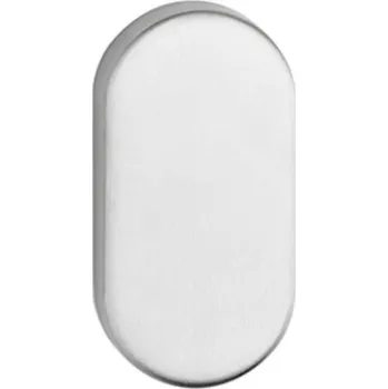 Dveřní kování Štít oválny plný nerez / pár NNOWB