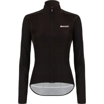 Cyklistická bunda Dámská bunda SANTINI Nebula Black - XXL