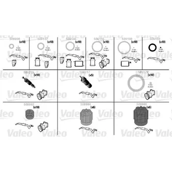 Nářadí pro automobil Sada na opravy těsnicích kroužků VALEO 509203