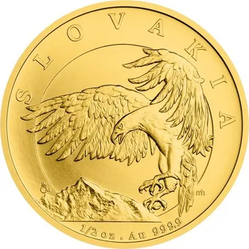 2024 - Zlatá mince 25 NZD Orel - 1/2 Oz - orientační cena