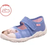 Papuče Superfit 1-000281-8400 Blau/ mehrfarbig-VEGAN dívčí Velikost: 27