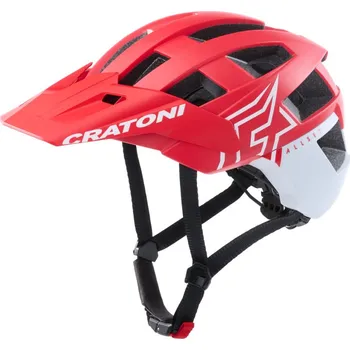 Cyklistická přilba Helma CRATONI AllSet Pro Red/White Matt - S/M (54-58cm)
