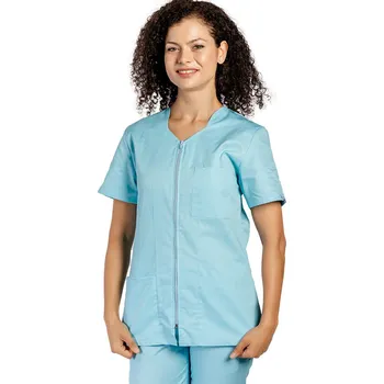 Zdravotnický oděv Mint halenka na zip - dámská | drinuniforma.cz