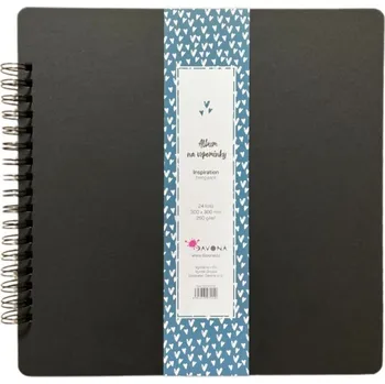 Fotoalbum Davona Album kroužkové Scrapbook Inspiration černé (250g/m2, 24 listů) 30×30cm