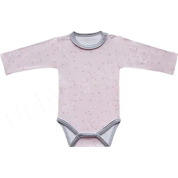 Kojenecký body Baby Service Kojenecké body bavlna růžové - tečky Vel. 80