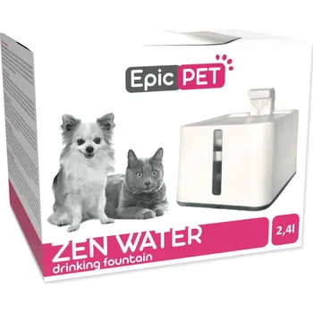 fontána pro kočku Epic PET Zen Water Drinking Fountain 2,4 l bílá
