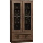 Vitrína 2d2s TADEÁŠ T-8 dub lefkas