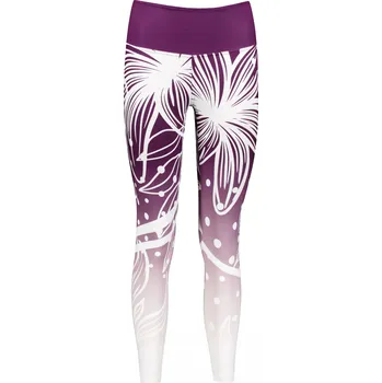 Dámské kalhoty Dámské dlouhé funkční legíny premium ALTISPORT VOJ/ALW045LEG01 FIALOVÁ/BÍLÁ XL