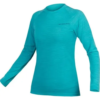 Cyklistické oblečení Triko ENDURA BaaBaa Blend L/S Baselayer E6165BP - Pacific Blue, dámské Velikost: XS, Varianta: pacific blue