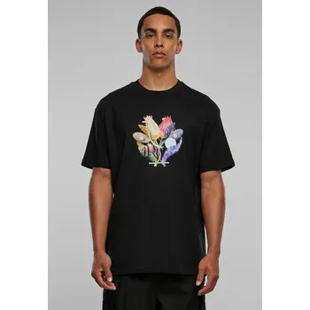 Pánské oblečení Černé tričko Coral Oversize Mister Tee černá 2854055