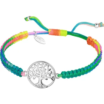 Náramek Náramek s prvky ze stříbra s efektem Tie Dye - strom - AP538-9108