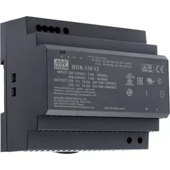 Napájecí zdroj pro osvětlení Mean Well HDR-150-12 Zdroj na DIN 135W 12V HDR-150-12