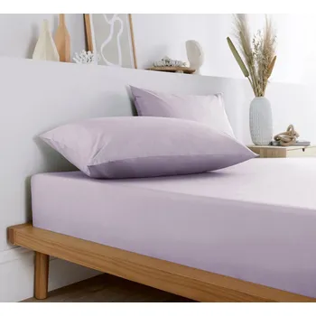 Prostěradlo Fialové napínací jersey prostěradlo s lycrou (pro matrace 160x200 až 180x200 cm)