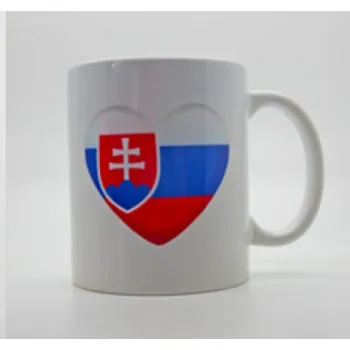 Hrnek Slovensko Srdca - bílý