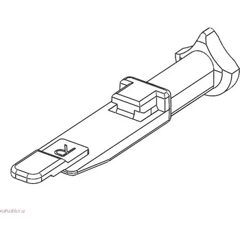 Žaluzie Vodítko koncové kovové "Z" a "S" - pravé
