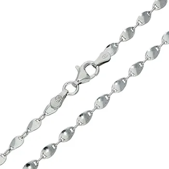 Náramek Goldstore Článkový stříbrný náramek lesklý Váha: 1.72 g, Délka: 17 cm