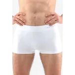 Pánské boxerky Gina 53005P - bambus Bílá M/L