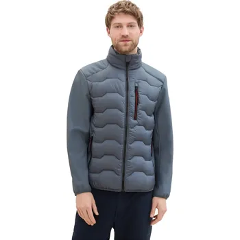 Tom Tailor pánská hybridní bunda 1042487 28128 Šedá M