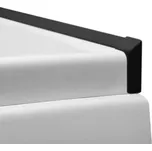 Polysan 91020B krycí lišta matně černá