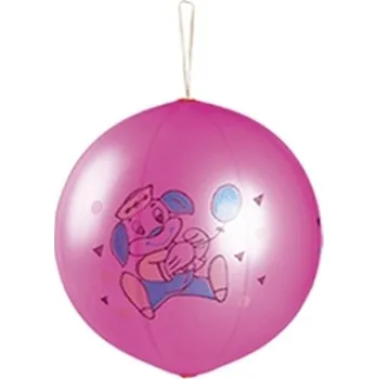Dětský míč Balón GPBDF-1, míč s gumičkou neon 1 ks