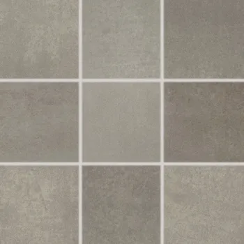 Rako Extra dlaždice slinutá 10x10 cm, hnědošedá mat (0,91 m²) DAR12721