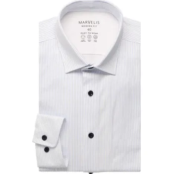 Pánská košile Marvelis Modern Fit Performanc 762664 11 Bílá 46