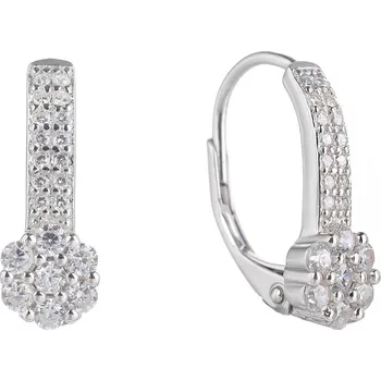 Souprava šperků Bealio BEALIO Stříbrné náušnice KVĚTINA zářivá 03-10125-2648