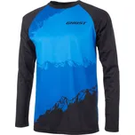 Dres s dlouhým rukávem GHOST AM Blue/Black - XL