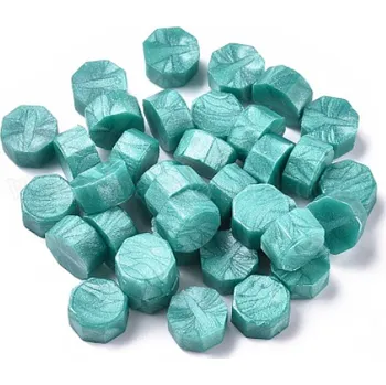 Sběratelství Pečetní vosk, granule, smarag.zelená, 40ks/bal.