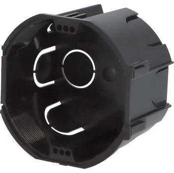 Elektroinstalační krabice ELEMAN Krabice NK 70 přístrojová řaditelná černá 1000580