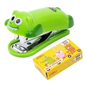 Děrovačka Zszywacz do 15 kartek zszywki 10 krokodyl DELI