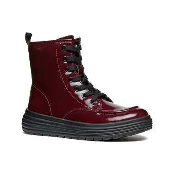 Dámská obuv Kozačky Geox J Phaolae Girl J46ETA 000HH C7357 S Bordó 36