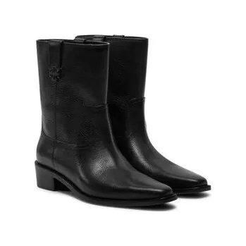 Dámské polobotky Kovbojská obuv Tory Burch City Western 155810 Černá 38