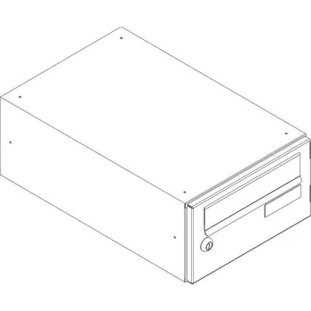 Poštovní schránka SJ 260/110 poštovní schránka jednostranná RAL RAL 7016 / Antracit