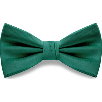 Motýlek Smaragdově zelený saténový předvázaný motýlek - Trendhim