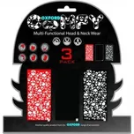 Nákrčníky Comfy Skulls, OXFORD (sada 3 ks)