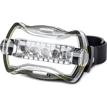 Cyklosvítilna LED zadní světlo na kolo, bílé