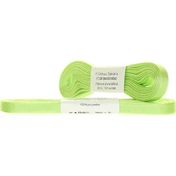 Stuha Stuha a.s. Dobruška Světlounce zelená 6 mm / svazek